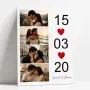 Regalos personalizados: Regalos con fotos: L&aacute;mina personalizada para enamorados con fotos