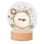 Regalos personalizados: L&aacute;mparas personalizadas: L&aacute;mpara infantil personalizada con animales 