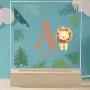 Regalos personalizados: L&aacute;mparas personalizadas: L&aacute;mpara infantil personalizada con nombre e inicial