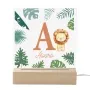 Regalos personalizados: L&aacute;mparas personalizadas: L&aacute;mpara infantil personalizada con nombre e inicial