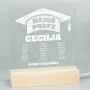 Regalos personalizados: L&aacute;mparas personalizadas: L&aacute;mpara led grabada para el Mejor Profe