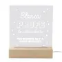 Regalos personalizados: L&aacute;mparas personalizadas: L&aacute;mpara led grabada 'Profe de sobresaliente'