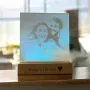 Regalos personalizados: L&aacute;mparas personalizadas: L&aacute;mpara LED personalizada con foto grabada
