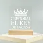 Regalos personalizados: L&aacute;mparas personalizadas: L&aacute;mpara led personalizada 'El rey de la casa'