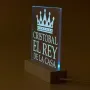 Regalos personalizados: L&aacute;mparas personalizadas: L&aacute;mpara led personalizada 'El rey de la casa'