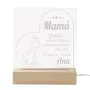 Regalos personalizados: L&aacute;mparas personalizadas: L&aacute;mpara LED Personalizada para Pap&aacute; o Mam&aacute;
