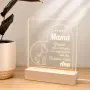 Regalos personalizados: L&aacute;mparas personalizadas: L&aacute;mpara LED Personalizada para Pap&aacute; o Mam&aacute;