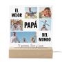 Regalos personalizados: L&aacute;mparas personalizadas: L&aacute;mpara personalizada con fotos para PAP&Aacute;