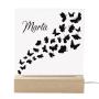 Regalos personalizados: L&aacute;mparas personalizadas: L&aacute;mpara personalizada con mariposas 