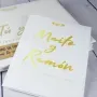 Regalos personalizados: Libros personalizados: Libro de firmas: T&uacute; y yo, el libro de nuestra boda