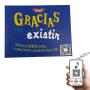 Regalos personalizados: Libros personalizados: Libro Gracias por existir + canci&oacute;n personalizada