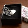 Regalos personalizados: Llaveros personalizados: Llavero coraz&oacute;n con foto grabada