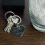 Regalos personalizados: Llaveros personalizados: Llavero coraz&oacute;n con texto grabado