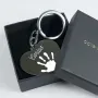 Regalos personalizados: Llaveros personalizados: Llavero coraz&oacute;n personalizado 'Huella'