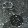 Regalos personalizados: Llaveros personalizados: Llavero de plata firmas grabadas