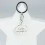 Regalos personalizados: Llaveros personalizados: Llavero de plata grabado