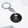 Regalos personalizados: Llaveros personalizados: Llavero de plata grabado para Graduaci&oacute;n