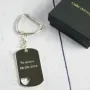 Regalos personalizados: Llaveros personalizados: Llavero grabado con coraz&oacute;n