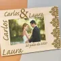 Regalos personalizados: Dise&ntilde;o y decoraci&oacute;n: Marco de fotos grabado para pareja
