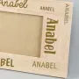 Regalos personalizados: Dise&ntilde;o y decoraci&oacute;n: Marco de fotos personalizado con nombre