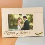 Regalos personalizados: Dise&ntilde;o y decoraci&oacute;n: Marco de madera personalizado para bodas