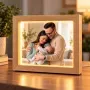 Regalos personalizados: L&aacute;mparas personalizadas: Marco luminoso personalizado con Foto