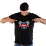 Regalos personalizados: Regalos con nombre: Pack camisetas negras personalizadas Padre e Hijo 'Carreras'