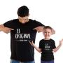 Regalos personalizados: Regalos con nombre: Pack camisetas padre e hijo personalizadas Original