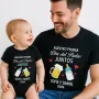 Regalos personalizados: Regalos con nombre: Pack camisetas padre e hijo personalizado