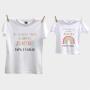 Regalos personalizados: Regalos con nombre: Pack camisetas padre e hijo personalizado Arcoiris