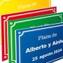Regalos personalizados: Dise&ntilde;o y decoraci&oacute;n: Placa de calle personalizada