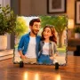Regalos personalizados: Dise&ntilde;o y decoraci&oacute;n: Portafotos de pizarra personalizado con retrato