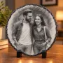 Regalos personalizados: Dise&ntilde;o y decoraci&oacute;n: Portafotos de pizarra personalizado con retrato