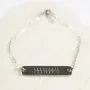 Regalos personalizados: Regalos con nombre: Pulsera de cadena personalizada 'Latidos'