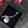 Regalos personalizados: Joyas personalizadas: Pulsera de plata grabada la mam&aacute; m&aacute;s bonita