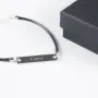 Regalos personalizados: Joyas personalizadas: Pulsera de plata personalizada con nombre