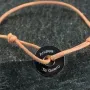 Regalos personalizados: Joyas personalizadas: Pulsera ficha de plata personalizada