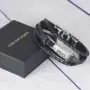 Regalos personalizados: Joyas personalizadas: Pulsera grabada de acero y piel