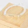 Regalos personalizados: Joyas personalizadas: Pulsera de plata ni&ntilde;a grabada