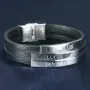 Regalos personalizados: Joyas personalizadas: Pulsera tiras de piel grabada