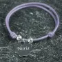 Regalos personalizados: Joyas personalizadas: Pulsera de plata tr&eacute;bol personalizada