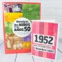Regalos personalizados: Regalo 70 cumplea&ntilde;os: libro con tarjeta: Regalo 70 cumplea&ntilde;os: libro con tarjeta