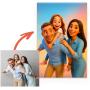 Regalos personalizados: Regalos con fotos: Foto Retrato personalizado a partir de tu foto (Elige tu estilo)