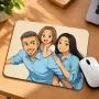 Regalos personalizados: Dise&ntilde;o y decoraci&oacute;n: Retrato personalizado a partir de tu foto en alfombrilla