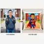 Regalos personalizados: Regalos con fotos: Retrato personalizado a partir de tu foto en Coj&iacute;n