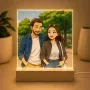Regalos personalizados: Regalos con fotos: Retrato personalizado a partir de tu foto en l&aacute;mpara