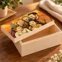 Regalos personalizados: Regalos con nombre: Retrato personalizado en caja de madera 