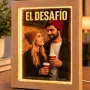 Regalos personalizados: L&aacute;mparas personalizadas: Retrato personalizado en marco luminoso