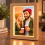 Regalos personalizados: L&aacute;mparas personalizadas: Retrato personalizado en marco luminoso