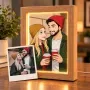 Regalos personalizados: L&aacute;mparas personalizadas: Retrato personalizado en marco luminoso